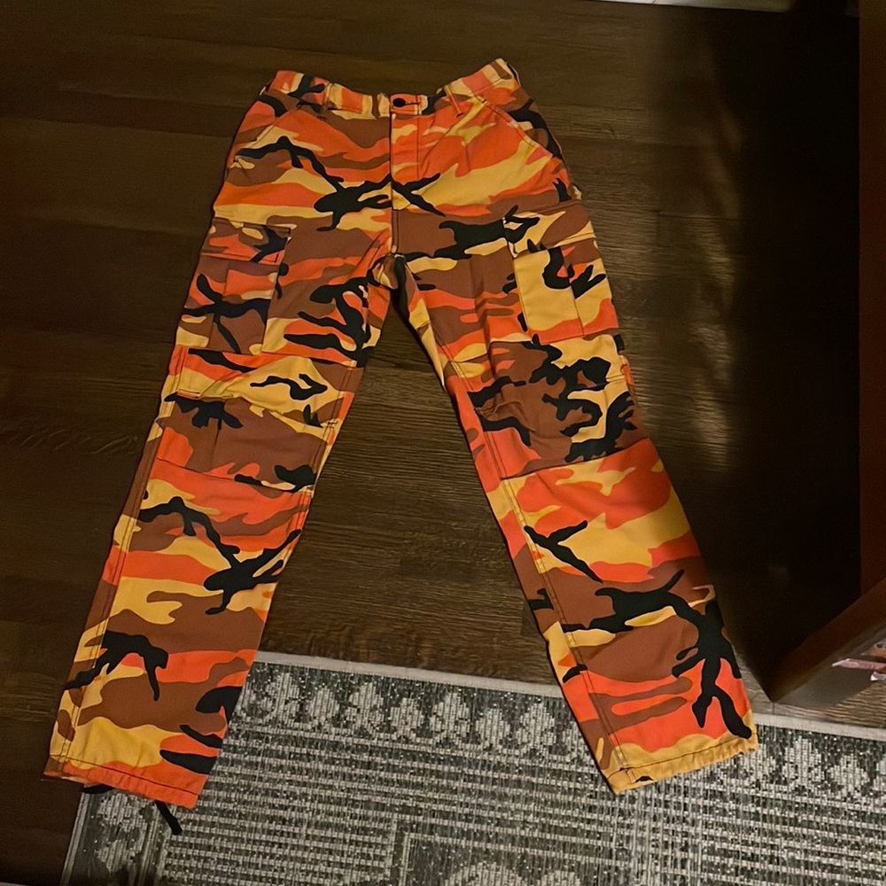 Orange Camo pants